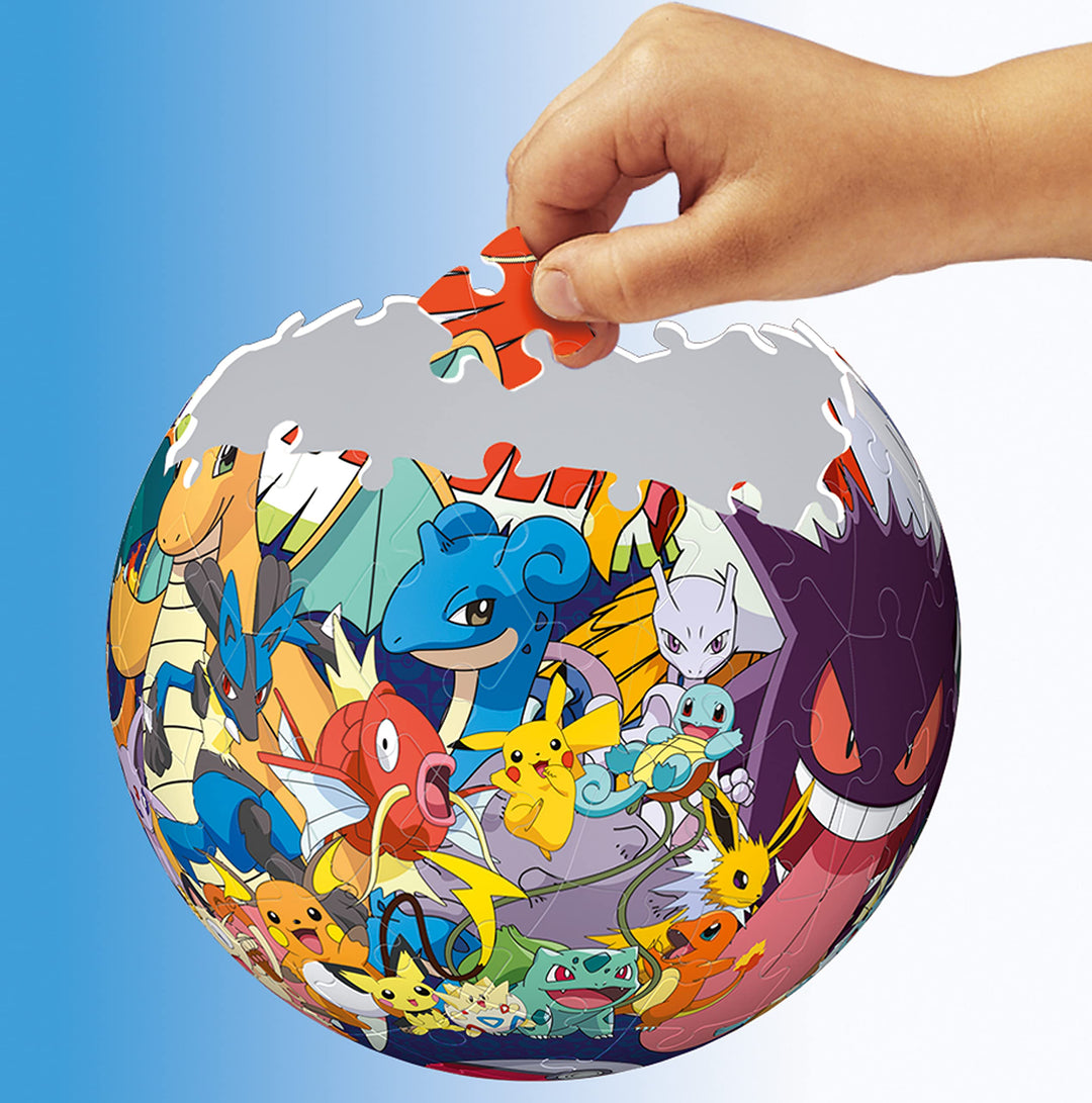 Ravensburger Pokemon 3D Jigsaw Puzzle Ball - 72 Pieces for Kids 6 Years and Up