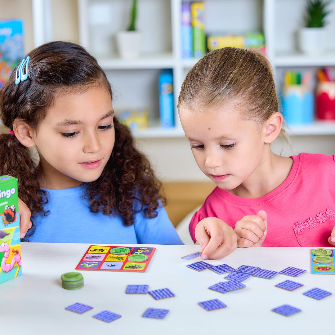 Orchard Toys Little Bug Bingo Mini Game for Kids - Travel Size Matching Game for 3+ Year Olds