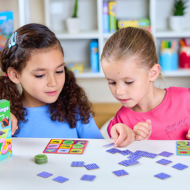 Orchard Toys Little Bug Bingo Mini Game for Kids - Travel Size Matching Game for 3+ Year Olds