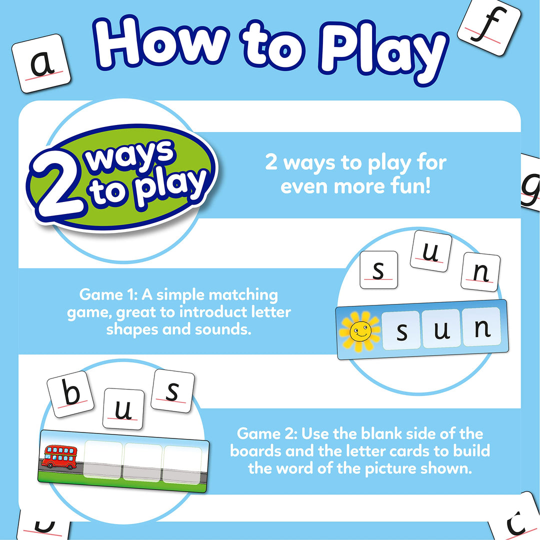 Orchard Toys Match and Spell Game - Educational Spelling Board Game for Ages 4+