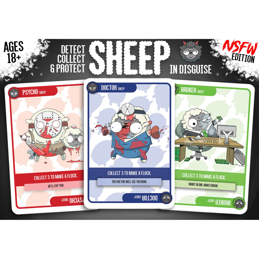 Sheep in Disguise: NSFW Version - Adult -Card -Game Packed Full of Sheep, A