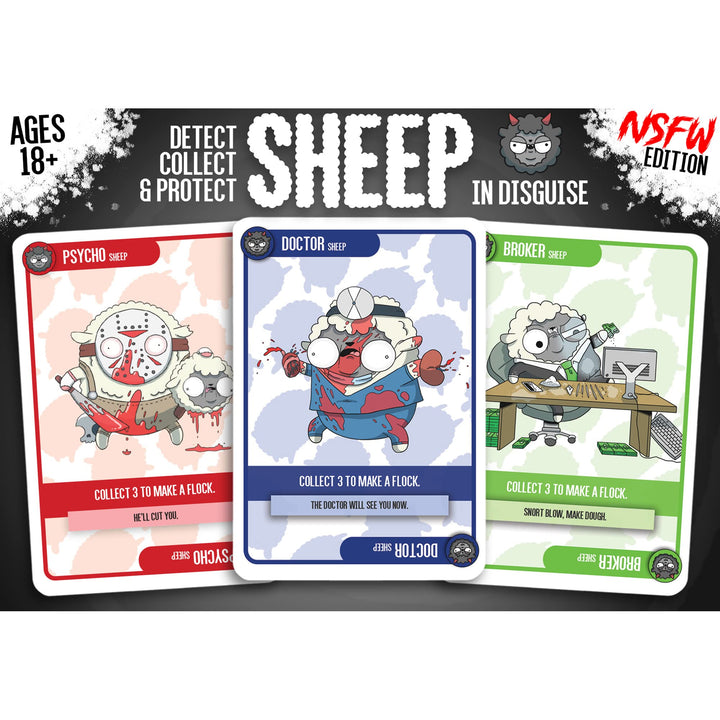 Sheep in Disguise: NSFW Version - Adult -Card -Game Packed Full of Sheep, A