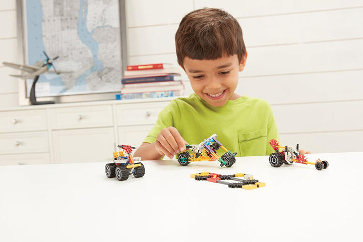 K'Nex Imagine 10 Model Beginner Fun Fast Vehicles Building Set - 96 Piece STEM Kit for Ages 5+