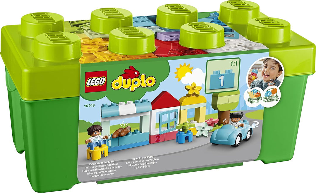 LEGO DUPLO Classic Brick Box 10913 - Building Set with Storage for Toddlers 18 Months+