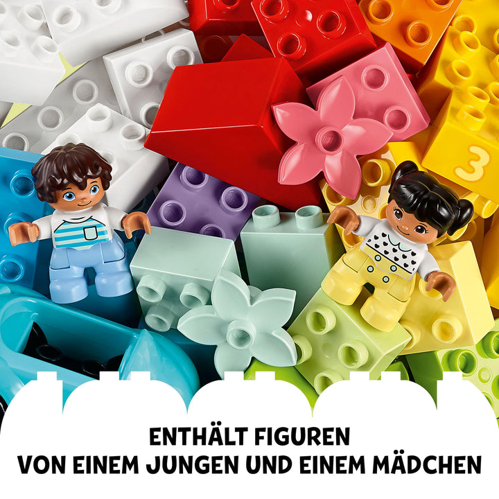 LEGO DUPLO Classic Brick Box 10913 - Building Set with Storage for Toddlers 18 Months+