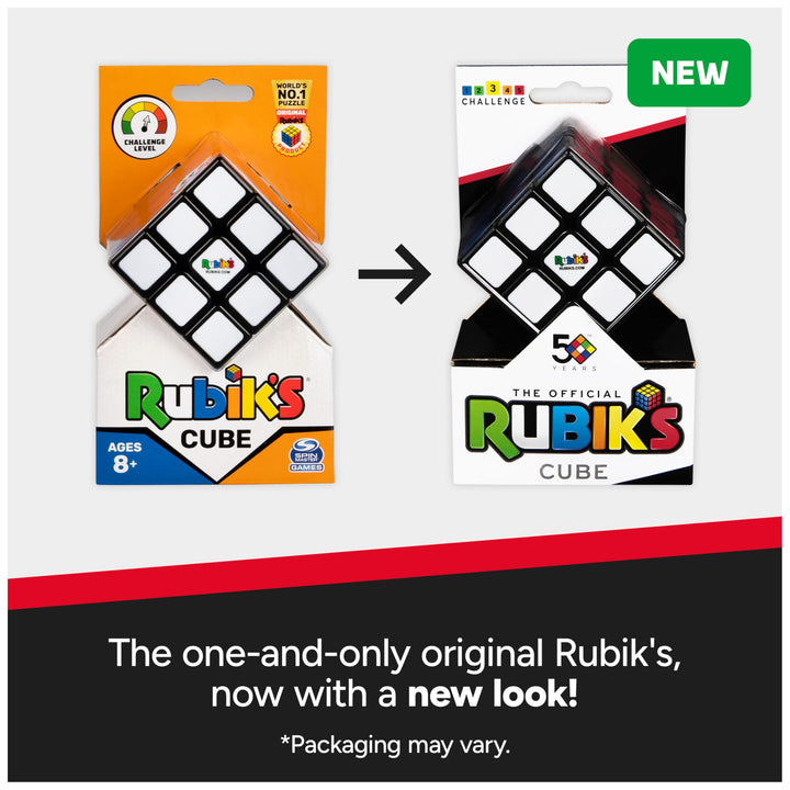 Rubik's Cube 3x3 Brain Teaser Puzzle by Spin Master