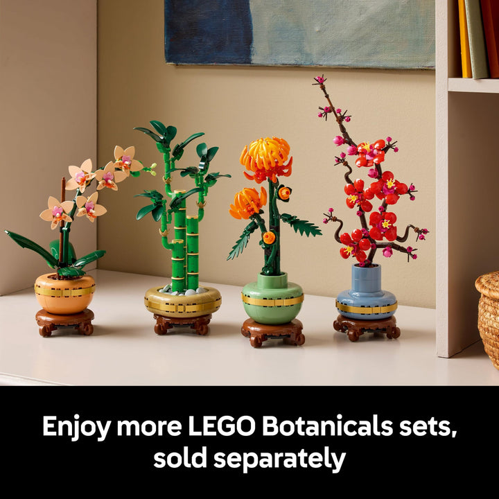 LEGO Botanicals Mini Orchid - Artificial Flower Building Kit for Adults