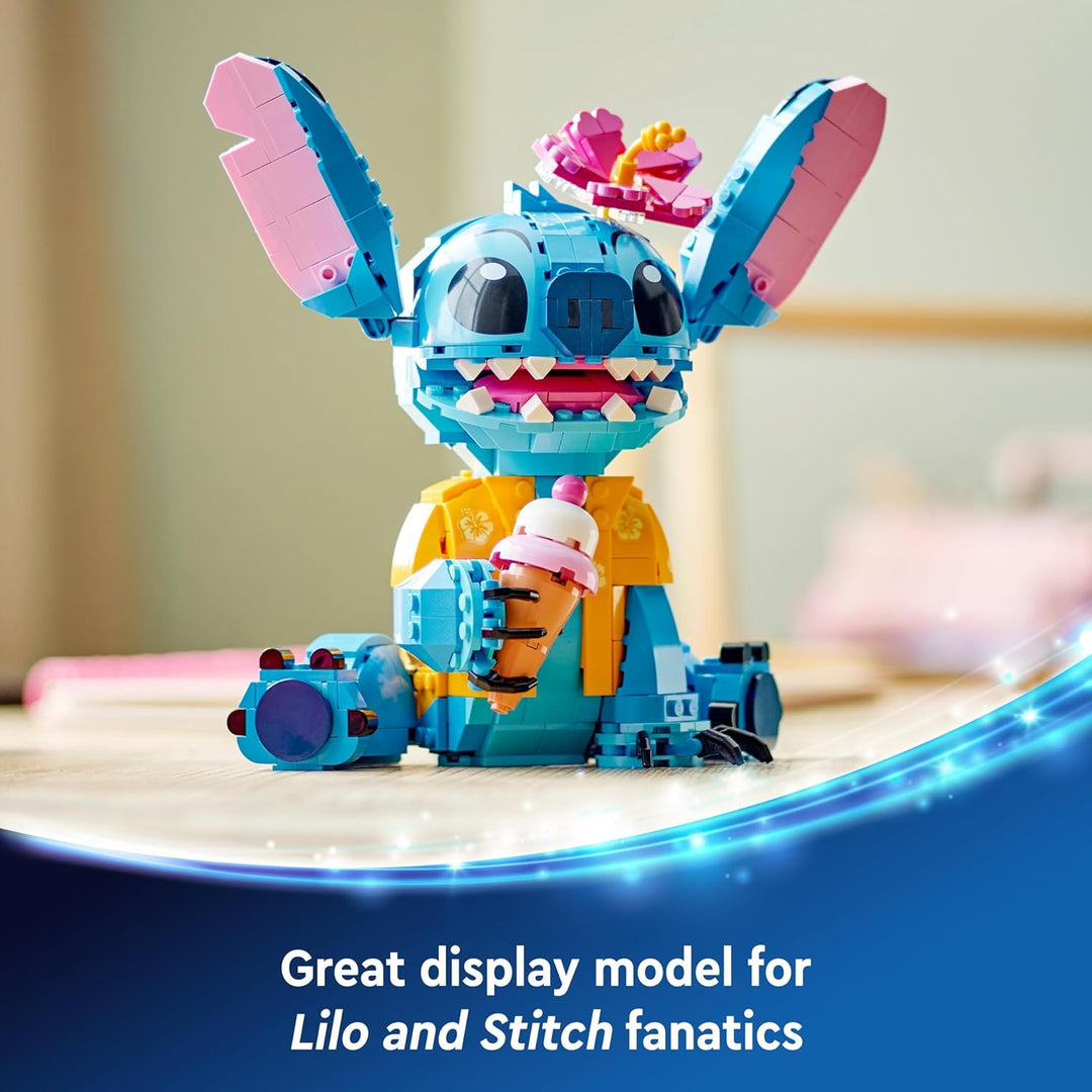 LEGO Disney Stitch Building Toy Set - 730-Piece Playset for Kids 9+