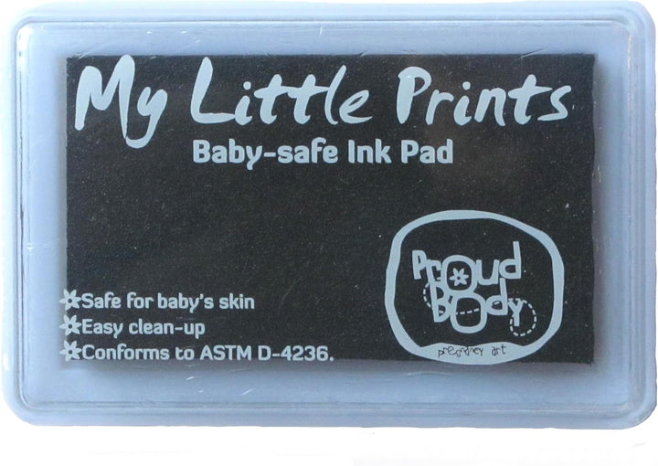 Proud Body - My Little Prints Baby-Safe Ink Pad, Black (2050Bl) Baby Keepsake Kit