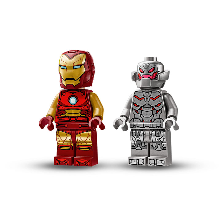 LEGO Marvel Iron Man Mech vs. Ultron - Buildable Super Hero Playset for Kids 6+