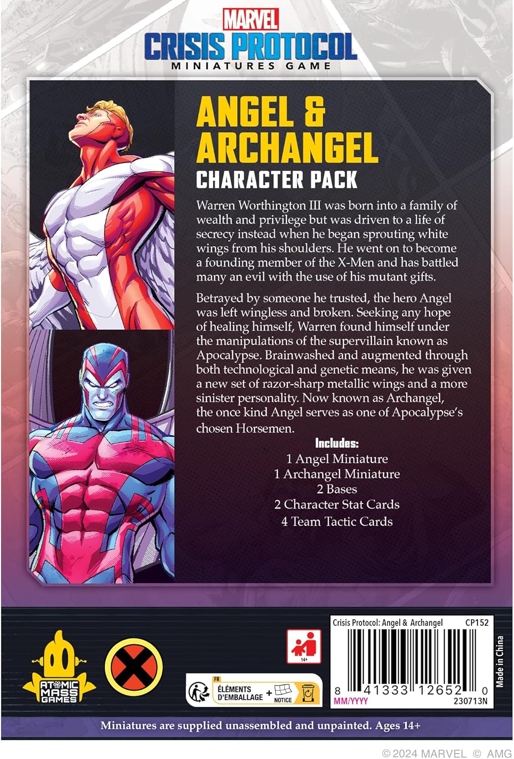 Atomic Mass Games Marvel: Crisis Protocol Character Pack - Angel & Archangel (AMGCP152)