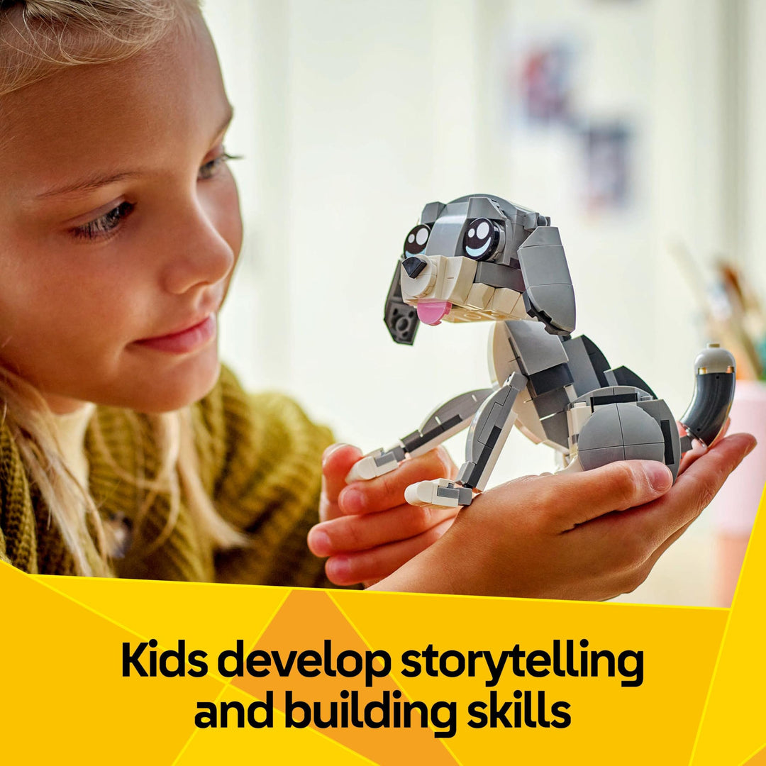 LEGO Creator 3in1 Playful Cat Toy - Buildable Cat, Dog & Pigeon Models for Ages 8+