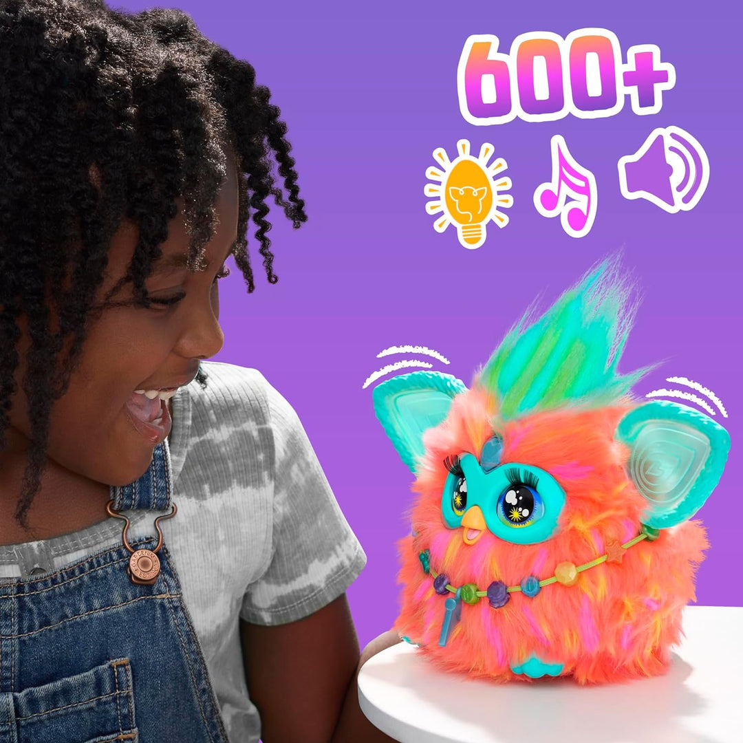 Furby Coral - Interactive Talking & Dancing Toy for Kids 6+