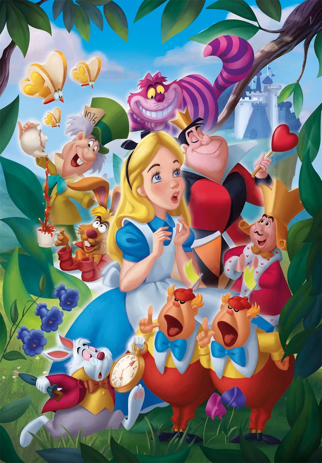 Clementoni Disney Alice in Wonderland 1000-Piece Jigsaw Puzzle (39673)