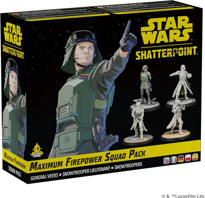 Atomic Mass Games Star Wars Shatterpoint Maximum Firepower Squad Pack Tabletop Miniatures Game (AMGSWP46)