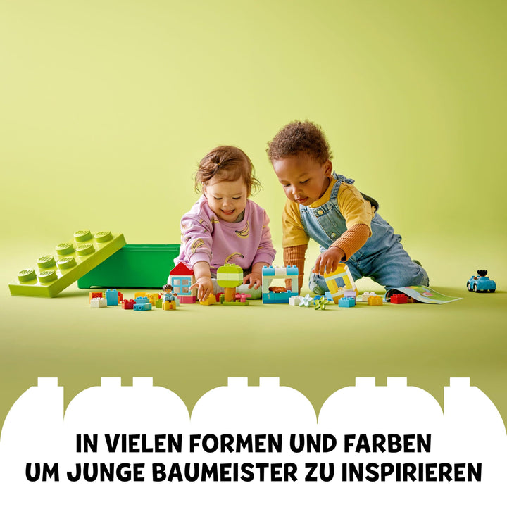 LEGO DUPLO Classic Brick Box 10913 - Building Set with Storage for Toddlers 18 Months+