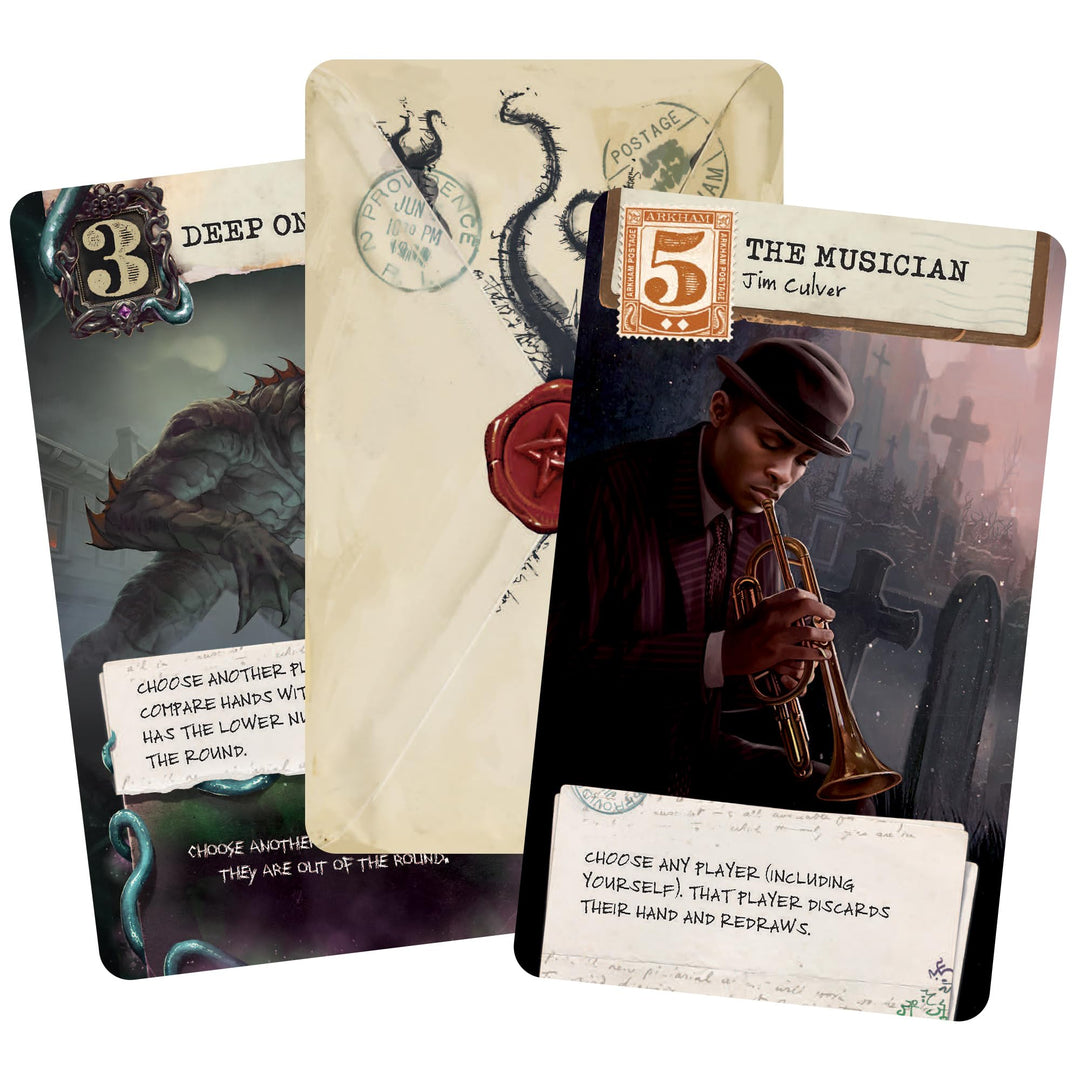 Z-Man Games Arkham Horror: The Lovecraft Letter Card Game (ZMGLLF0101)