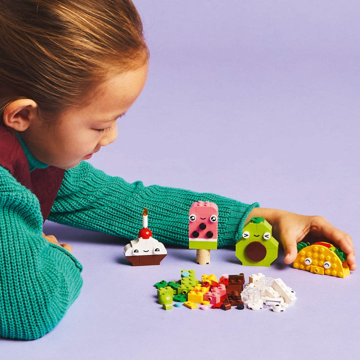 LEGO Classic Creative Food Friends Playset - Building Toy for 4+ Year Olds