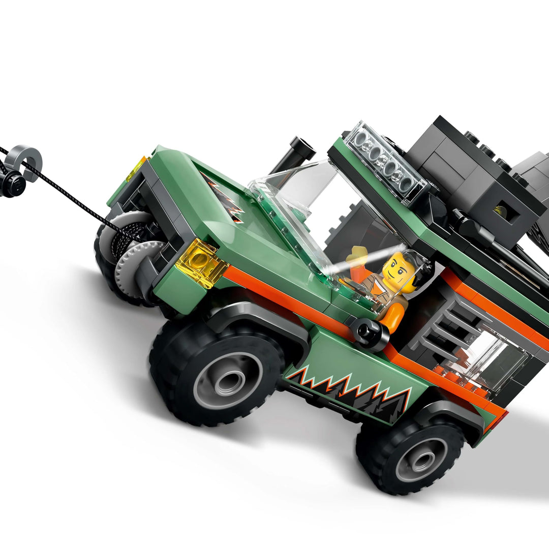 LEGO City Off-Road 4x4 Mountain Truck Toy Set - Building Vehicle Playset for Kids 6+
