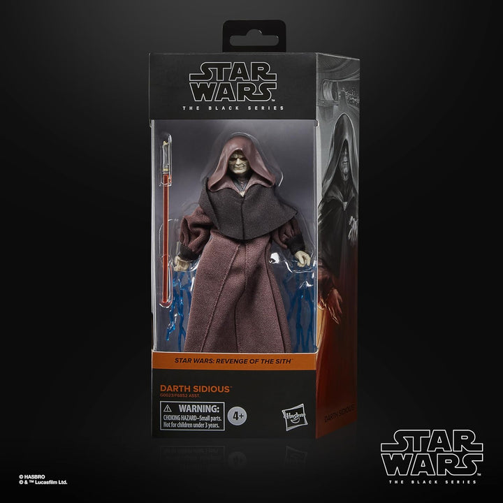 Hasbro Star Wars The Black Series Revenge of the Sith - Darth Sidious Action Figure (G0023)