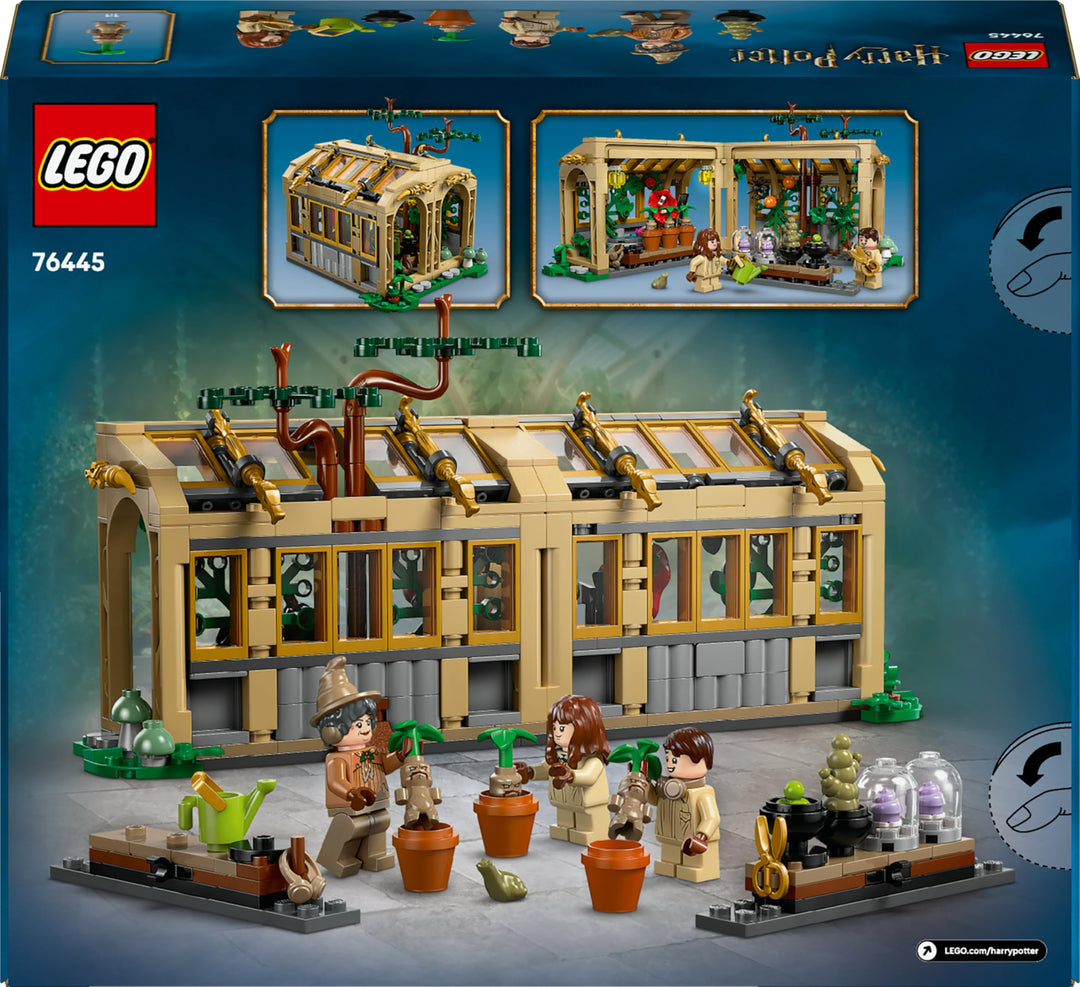 LEGO Harry Potter Hogwarts Castle: Herbology Class Set with Neville Longbottom - Building Toy for Ages 8+