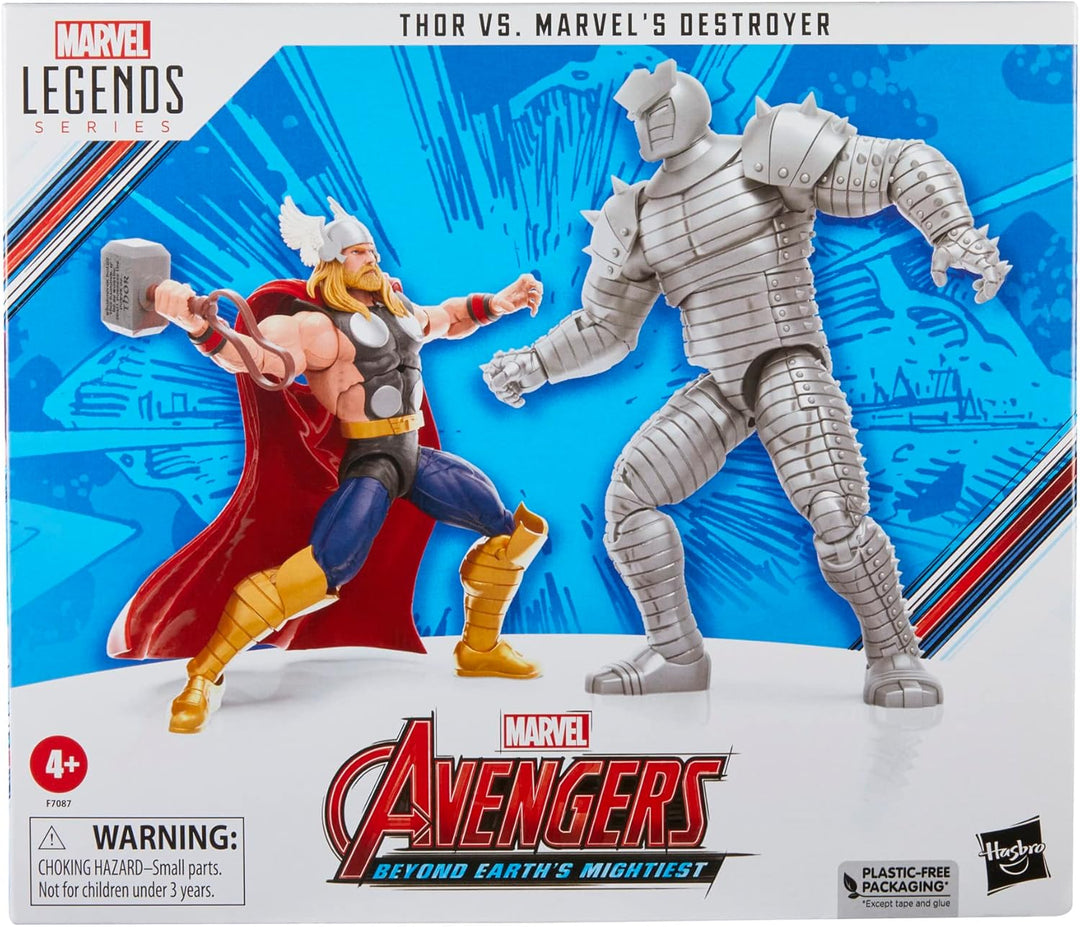 Hasbro Marvel Legends Series Avengers 60th Anniversary - Thor vs. Marvel's Destroyer Action Figure Set (F7087)