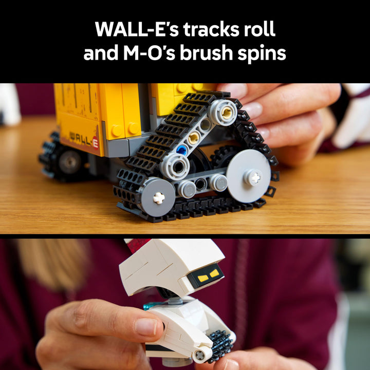 LEGO Disney Pixar WALL-E and EVE Building Set - 811-Piece Display Model for Adults
