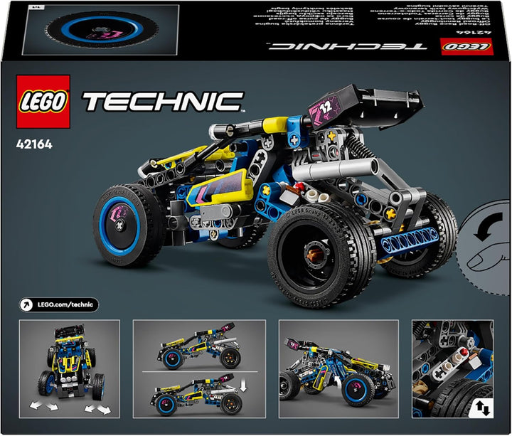 LEGO Technic Off-Road Race Buggy 42164 - 4-Cylinder Engine & Steering Toy for Ages 8+