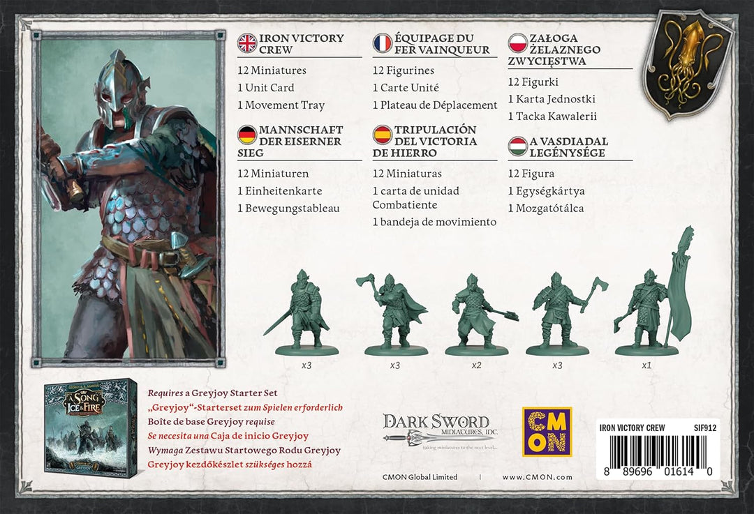 CMON A Song of Ice & Fire: Iron Victory Crew Expansion Pack (SIF912)