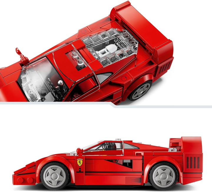 LEGO Speed Champions Ferrari F40 Supercar Buildable Vehicle - 318-Piece Toy Car for Ages 9+