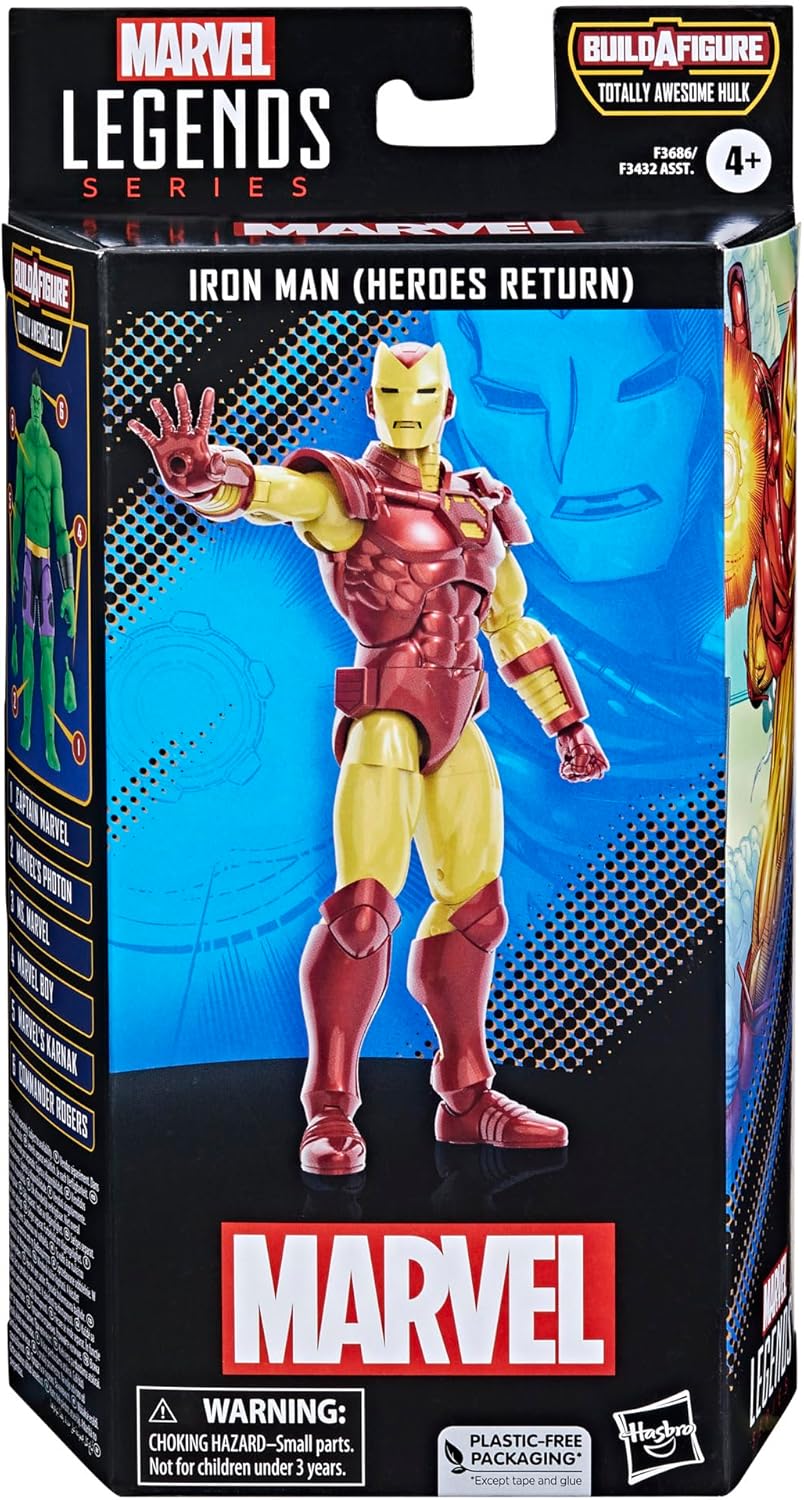 Hasbro Marvel Legends Series Marvel Comics - Iron Man (Heroes Return) 6-Inch Action Figure (F3686)