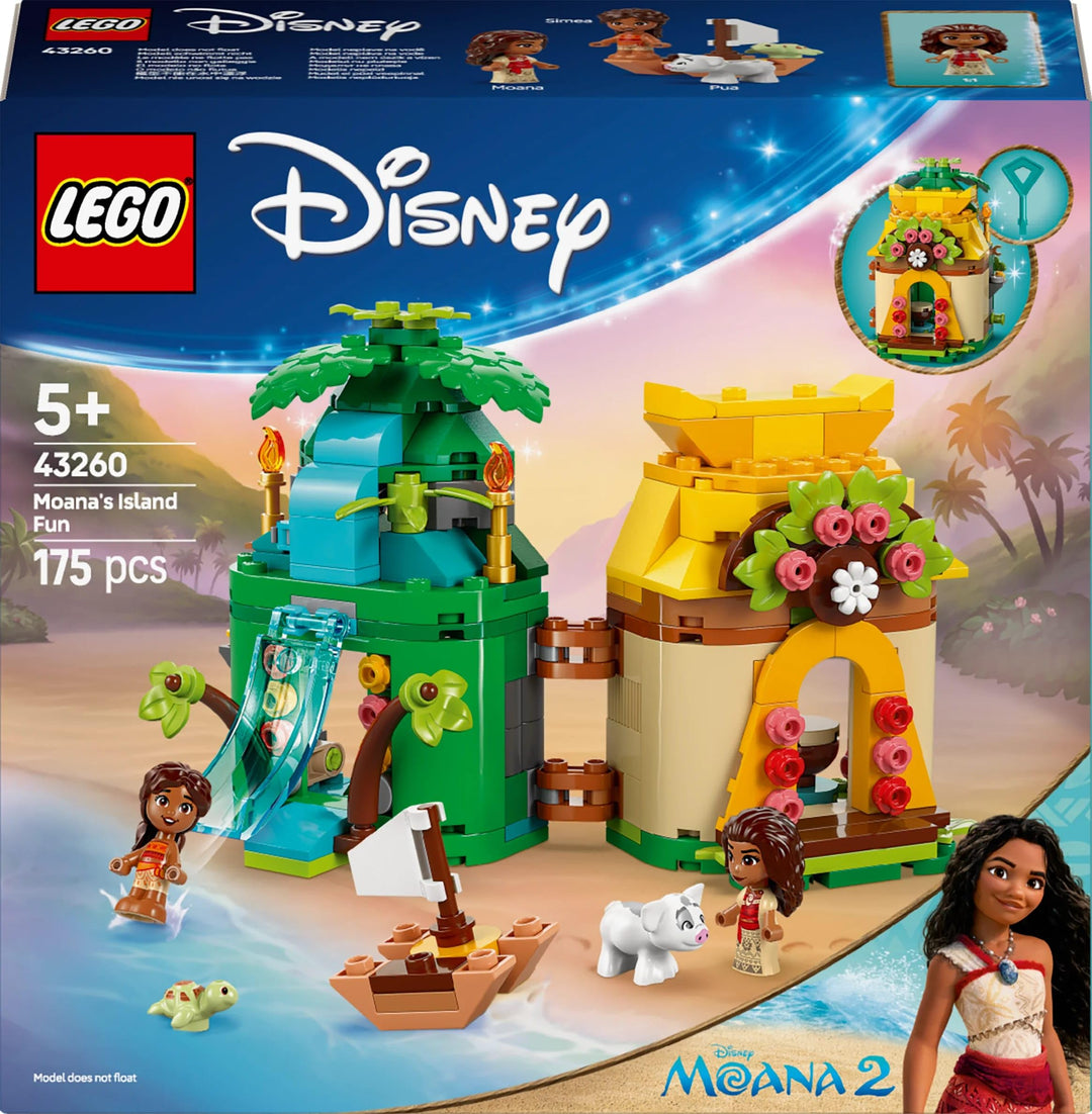 LEGO Disney Moana 2 Moana's Island Fun - Building Set for 5+ Year Olds
