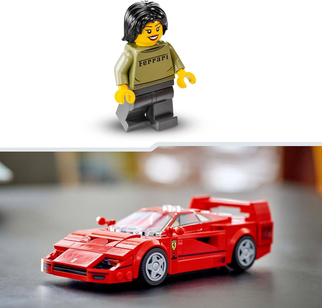 LEGO Speed Champions Ferrari F40 Supercar Buildable Vehicle - 318-Piece Toy Car for Ages 9+