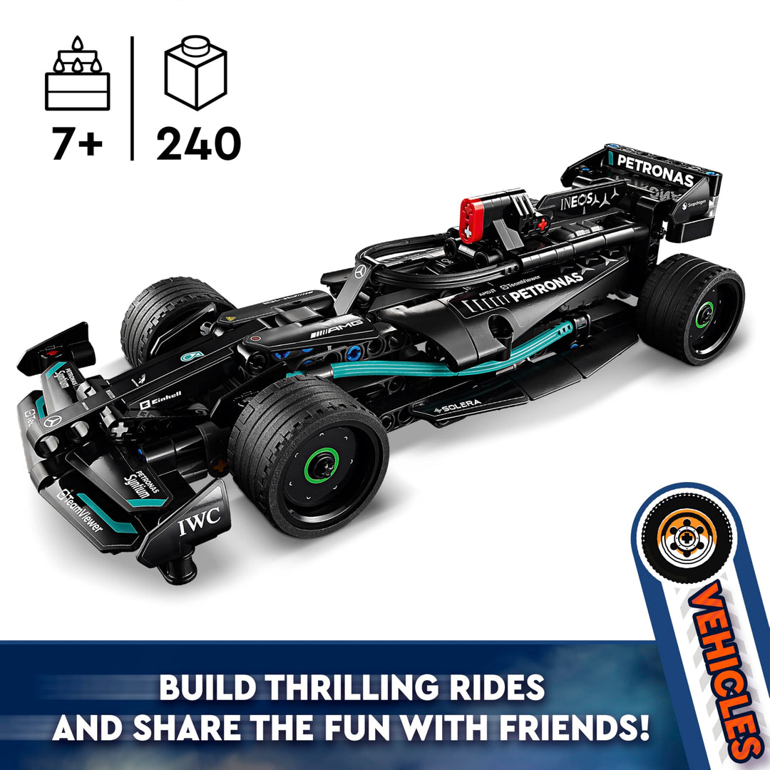 LEGO Technic Mercedes-AMG F1 W14 E Performance Pull-Back Race Car Toy - Building Set for Kids 7+