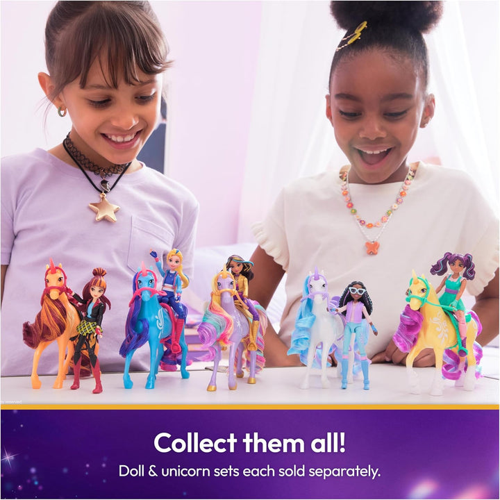 Unicorn Academy Sophia & Wildstar Set - Posable Doll and Unicorn Playset for Ages 4+