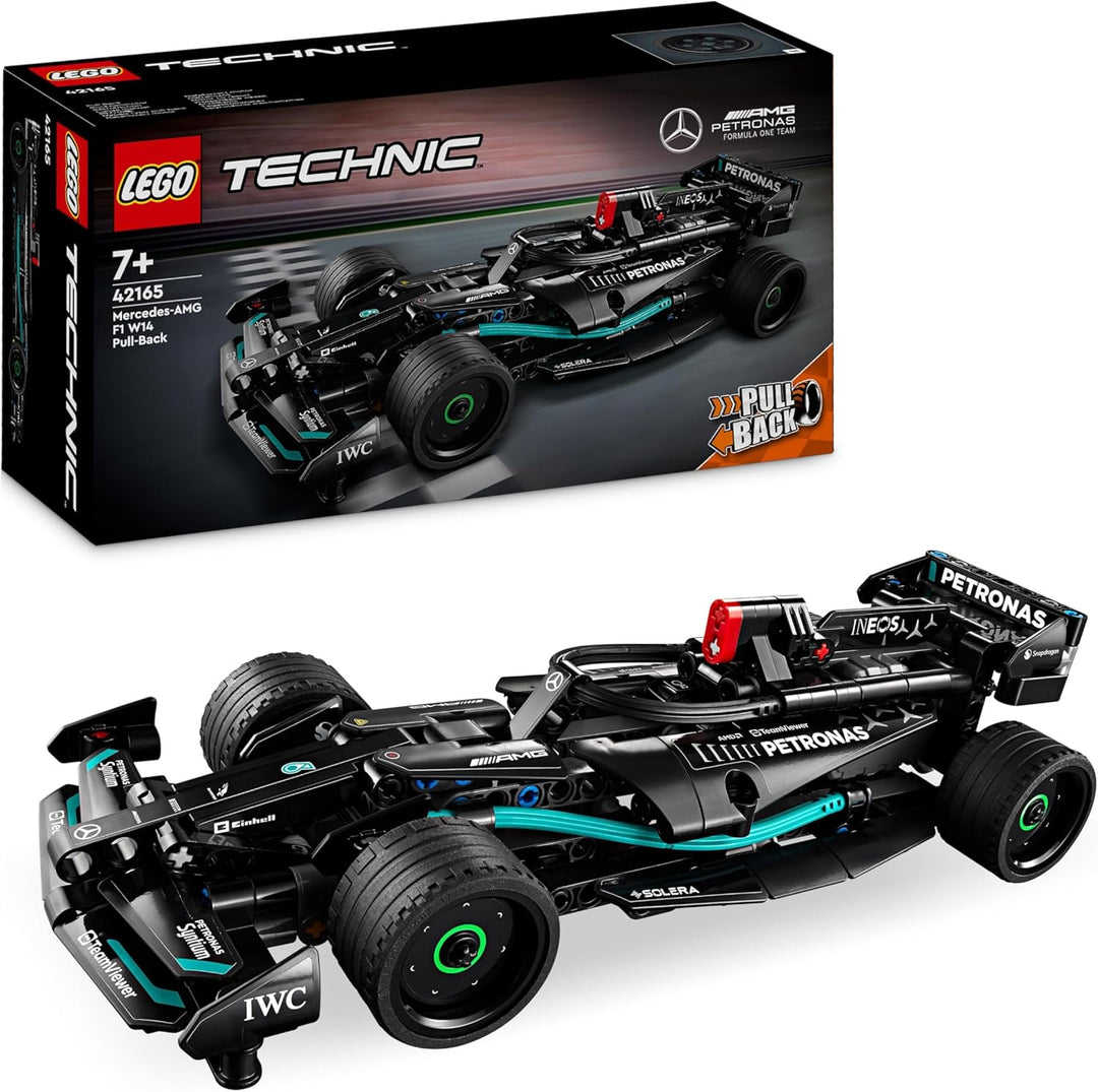 LEGO Technic Mercedes-AMG F1 W14 E Performance Pull-Back Race Car Toy - Building Set for Kids 7+