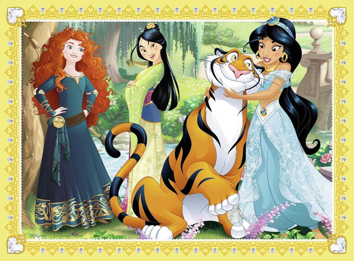 Ravensburger Disney Princess 4-in-1 Puzzle Set - 12, 16, 20, 24 Piece Jigsaw Puzzles for Kids 3 Years and Up