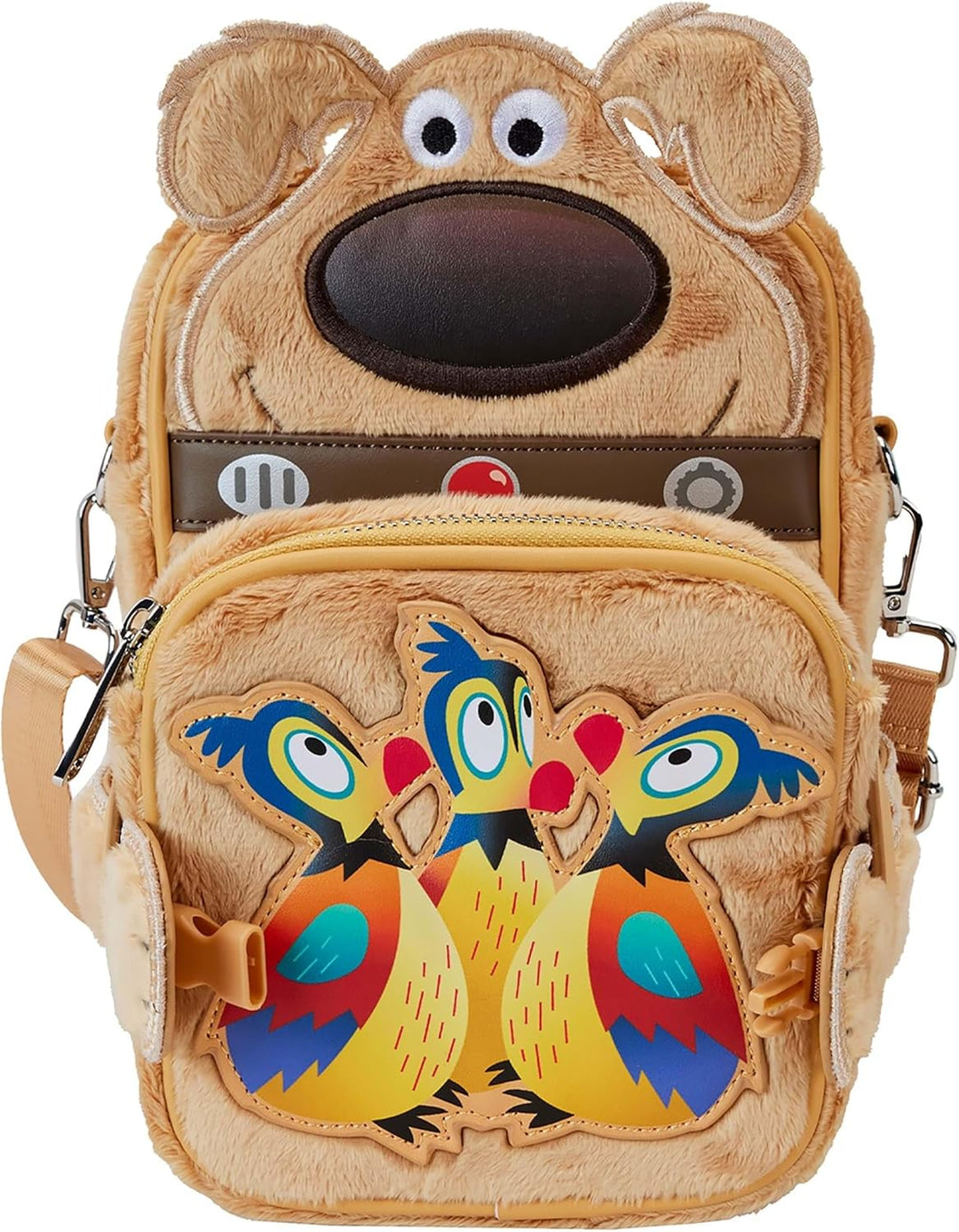 Loungefly Disney Up 15th Anniversary Dug Crossbuddies Crossbody Bag (LOUWDTB3001)