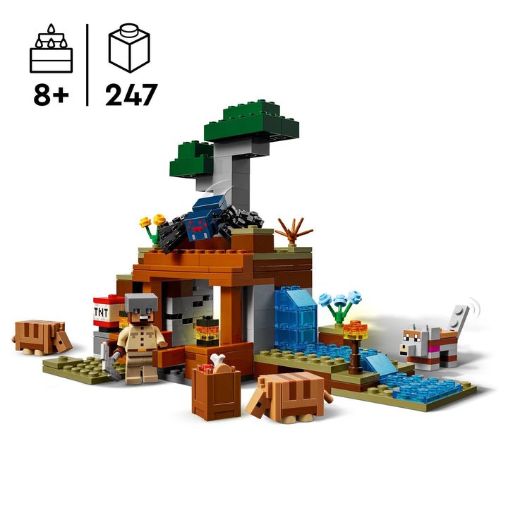 LEGO Minecraft The Armadillo Mine Expedition 21269 - Building Set for 8+ Year Olds