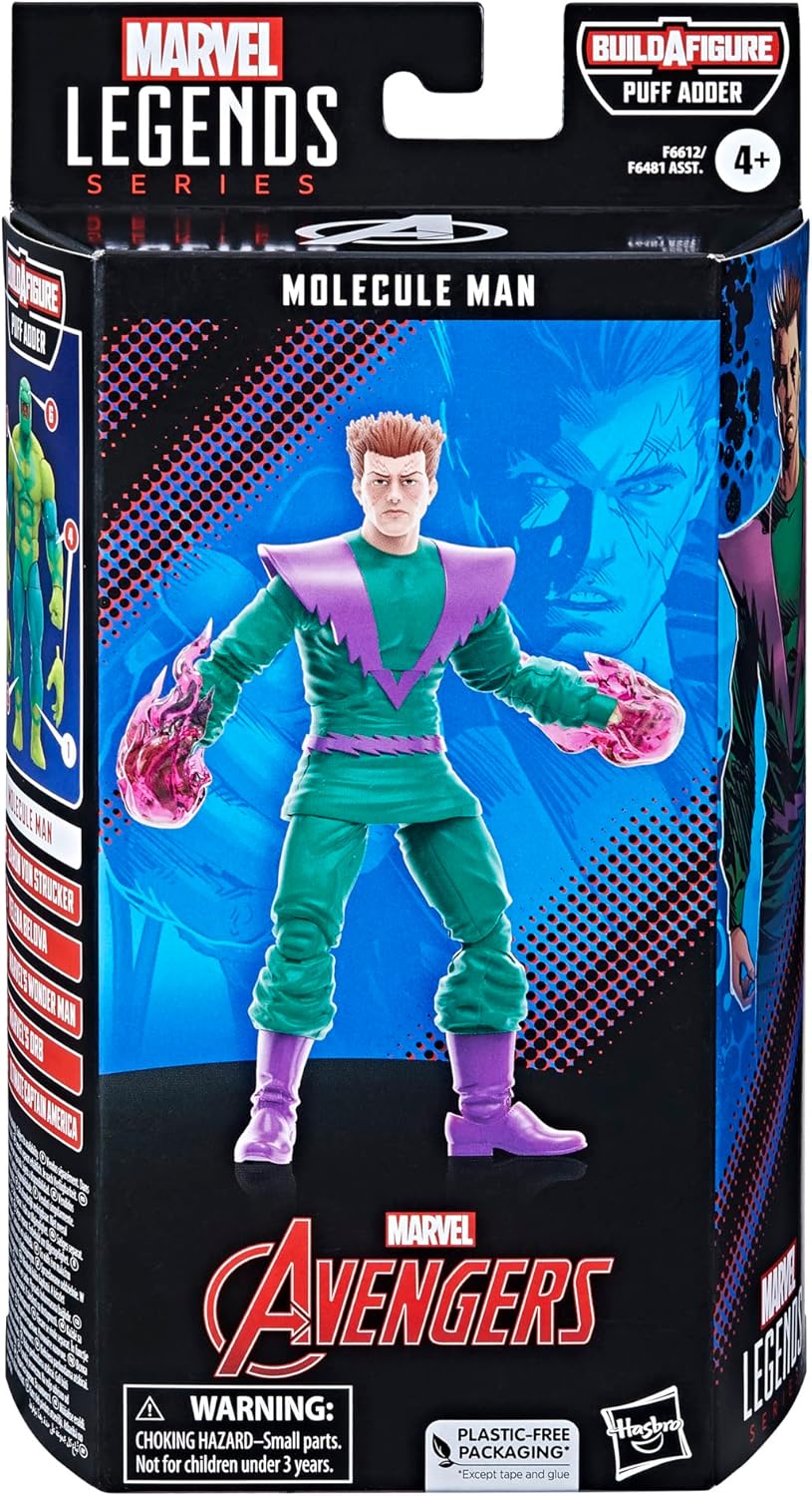 Hasbro Marvel Legends Series Marvel Classic Comic - Molecule Man Action Figure (F6612)