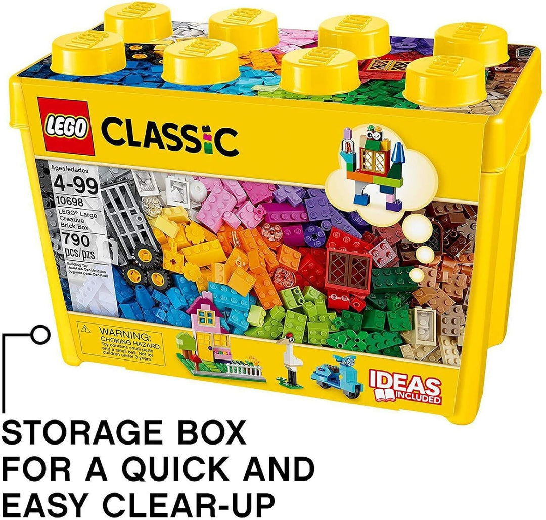 LEGO Classic Large Creative Brick Box 10698 - 790-Piece Building Set for Kids 4+