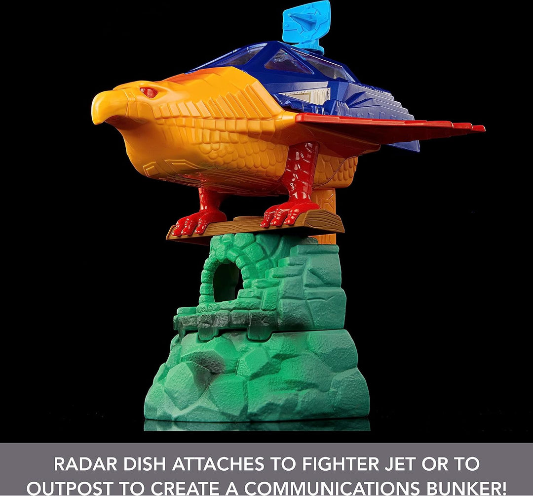 Masters of the Universe Origins Talon Fighter and Point Dread - 5.5-Inch Scale Vehicle and Outpost Playset for Ages 6+