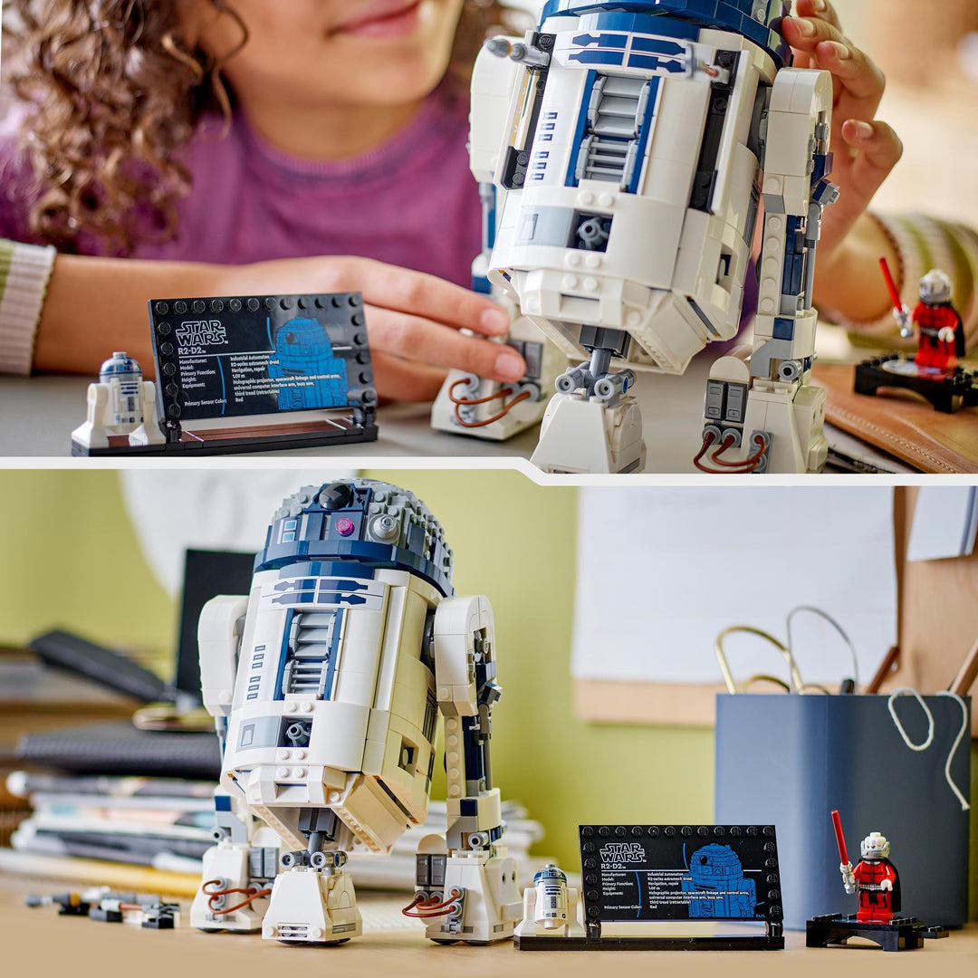 LEGO Star Wars R2-D2 Building Set - 1050-Piece Model with Minifigures for Ages 10+