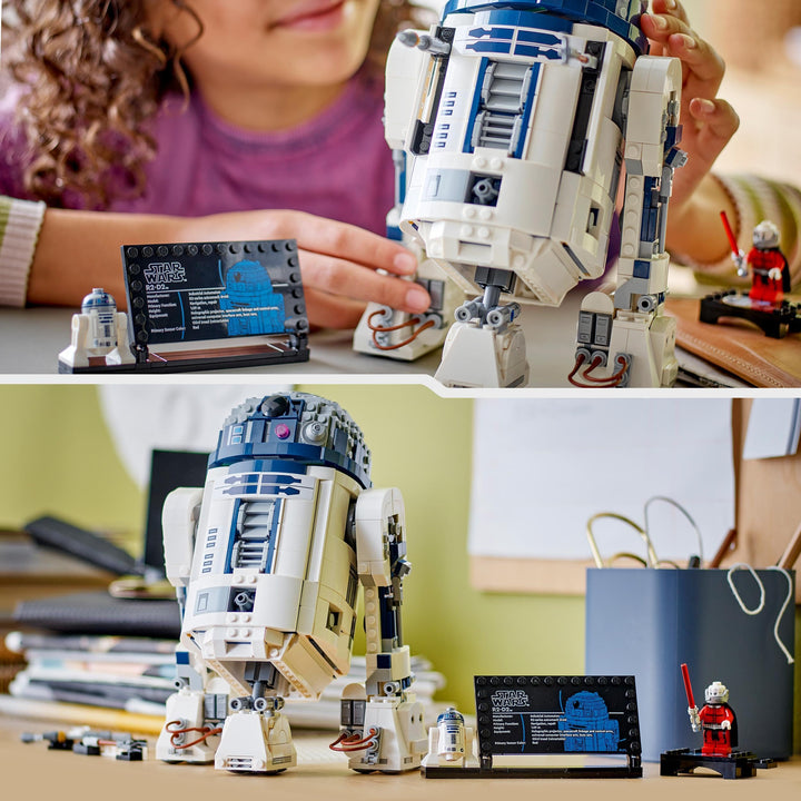LEGO Star Wars R2-D2 Building Set - 1050-Piece Model with Minifigures for Ages 10+