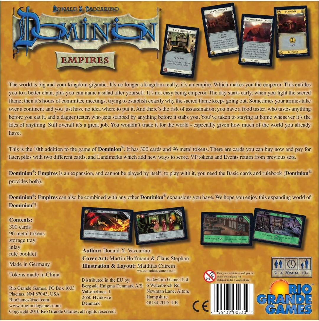 Rio Grande Games Dominion: Empires Expansion (RIO530)