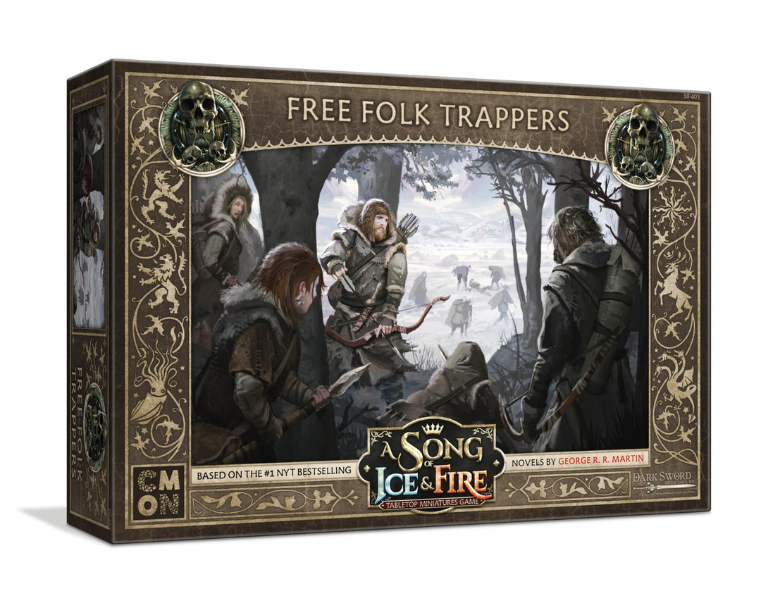 CMON A Song of Ice and Fire: Free Folk Trappers Expansion Miniatures Board Game (CMNSIF403)