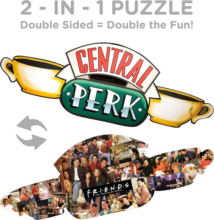 Aquarius Friends Central Perk - Double-Sided 600-Piece Jigsaw Puzzle (75029)