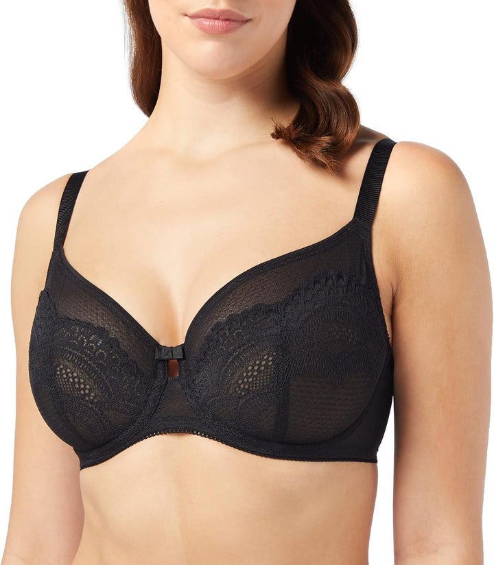 Beauty-Full Darling Lace Underwire Bra - Black (Sizes B–G)