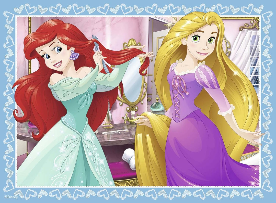 Ravensburger Disney Princess 4-in-1 Puzzle Set - 12, 16, 20, 24 Piece Jigsaw Puzzles for Kids 3 Years and Up