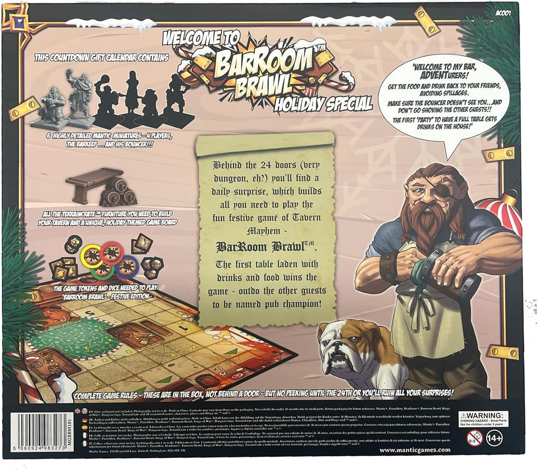 Mantic Games Tavern Mayhem - BarRoom Brawl Advent Calendar Game Set (MGBBM101)